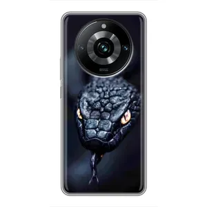 Чохол з принтом «Чорна змія» для Realme 11 Pro Plus