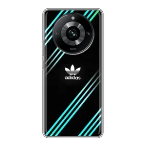 Чехлы Адидас для Realme 11 Pro (AlphaPrint) (Адидас с полосами)