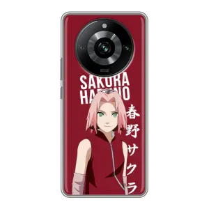 Чехлы Персонажи Аниме Наруто для Realme 11 Pro (AlphaPrint) (Аниме Сакура)