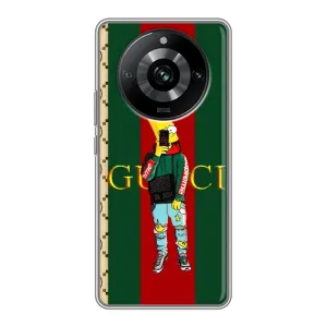 Брендновые Чехлы для Realme 11 Pro - (PREMIUMPrint) (Барт ГУЧЧИ)