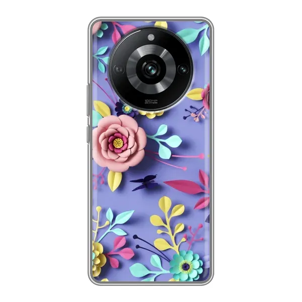 Чохол з принтом «Дизайн квітів» для Realme 11 Pro