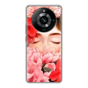Чехлы (ART) Цветы на Realme 11 Pro (VPrint) (Очі в квітах)