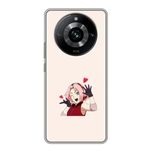 Чехлы Персонажи Аниме Наруто для Realme 11 Pro (AlphaPrint) (Лайк Сакура)