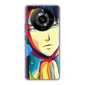 Чехлы Персонажи Аниме Наруто для Realme 11 Pro (AlphaPrint) (Леви Аккерман)