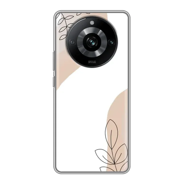Чехол с принтом «Нюдовая веточка абстракция» для Realme 11 Pro