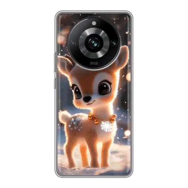 Чехол с принтом «Олененок» для Realme 11 Pro