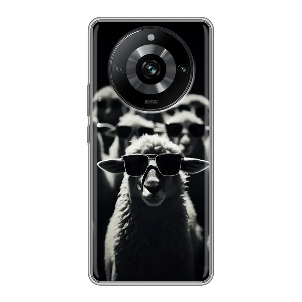 Чехол с принтом «Овечка в очках» для Realme 11 Pro