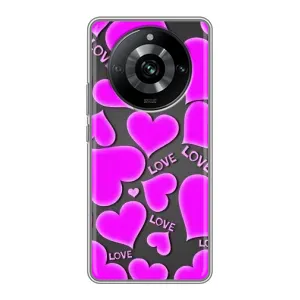 Чехлы для любимой на РіїлМі 11 Про (VPrint) (Pink hearts)