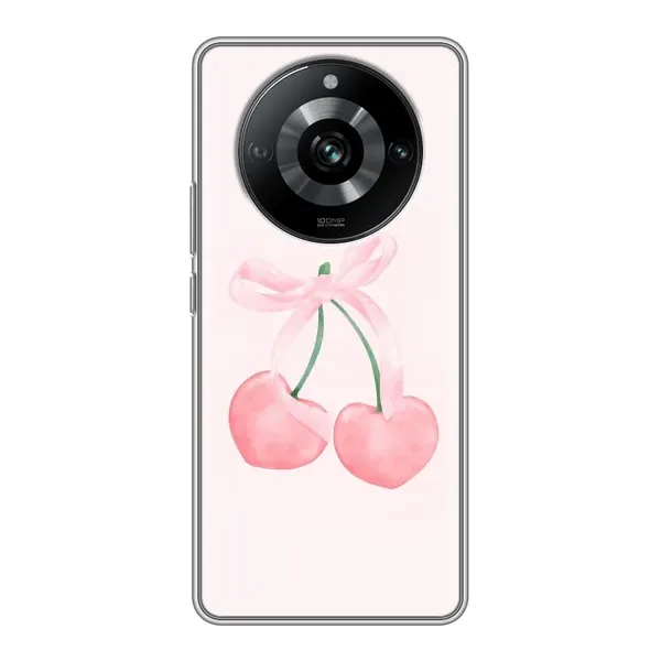 Чехол с принтом «Розовые вишни» для Realme 11 Pro