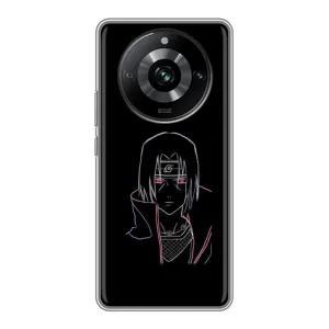 Чохли на тему: Ітачи Учіха для Realme 11 Pro (AlphaPrint) (силует Ітачі)