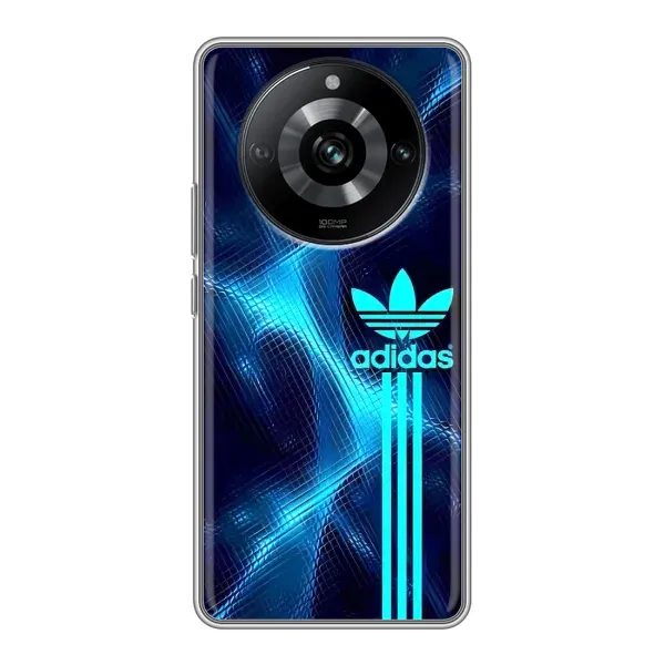 Чехол с принтом «Синий Адидас» для Realme 11 Pro