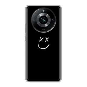 Чехол для Реалми 11 Про - (AlphaPrint) с печатью (ТОП продаж) (Смайл)