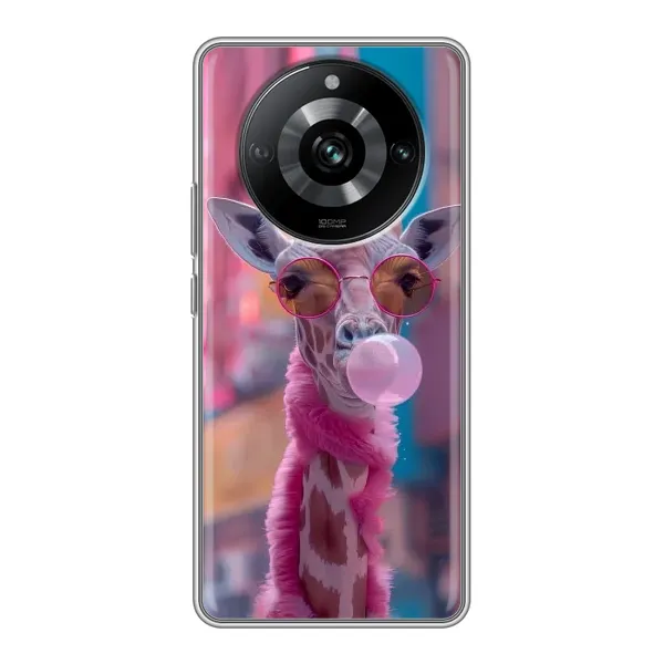 Чехол с принтом «Стильный жирав» для Realme 11 Pro