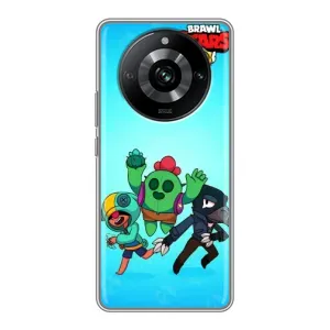 Чехлы Brawl Stars для Realme 11 Pro (AlphaPrint) (Трио героев)