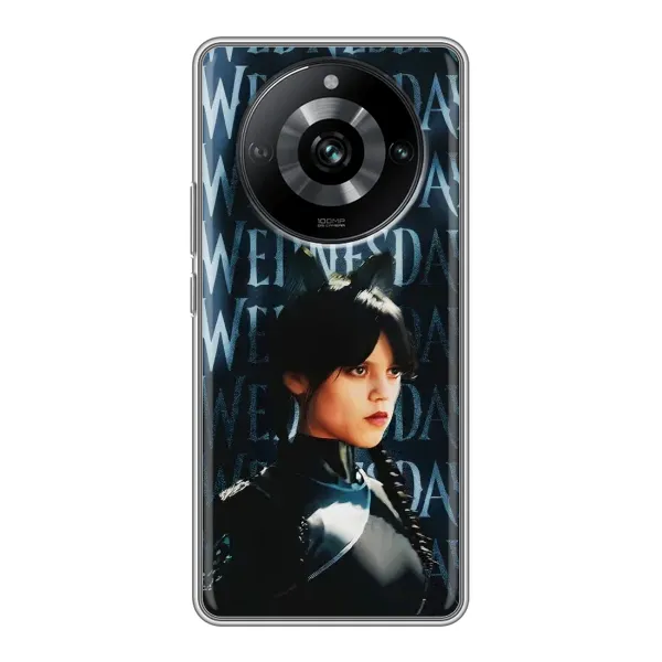Чехол с принтом «Уэнздей кошка» для Realme 11 Pro