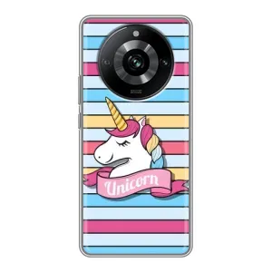 Чехол для Реалми 11 Про - (Единорожки - Новинки) (AlphaPrint) (Unicorn)