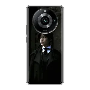 Чехол с дизайном Венздей 2 на Realme 11 Pro (Темный стиль Уэнздей)