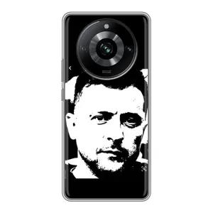 Чохол для Realme 11 Pro (AlphaPrint - с принтом Зеленського) (Зеленский АРТ)