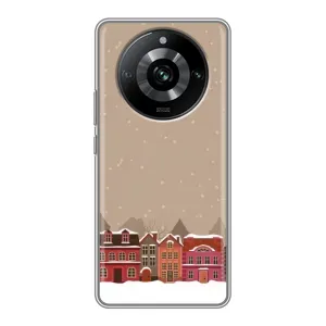 Новогодние, Праздничные Чехлы для Realme 11 Pro - 2024 год (Зимний город)
