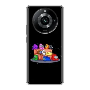Чехол Амонг Ас для Realme 11 (AlphaPrint) (Амонг-ас)