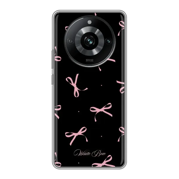 Чехол с принтом «Банты на черном» для Realme 11