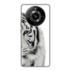 Чохли з картинкою животних Realme 11 (Білий Тигр)