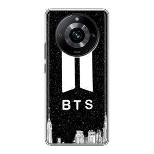Чехлы BTS для Realme 11 (AlphaPrint) (БТС Лого)
