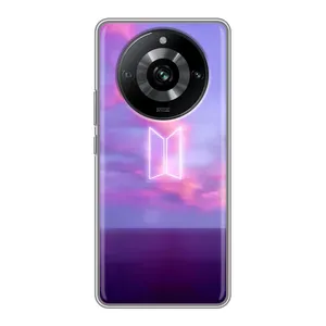 Чехлы BTS для Realme 11 (AlphaPrint) (BTS логотип)