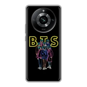 Чехлы BTS для Realme 11 (AlphaPrint) (BTS стайл)