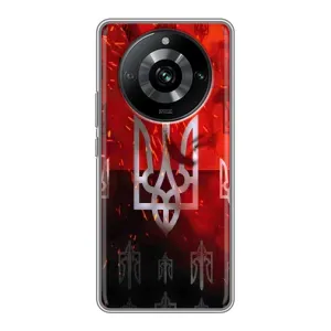 Украинские Чехлы для Realme 11 с картинкой УПА (AlphaPrint) (ГЕРБ УПА)