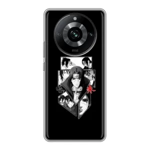 Чехлы на тему: Итачи Учиха для Realme 11 (AlphaPrint) (коллаж Итачи)