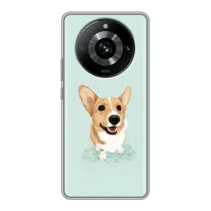 Чехлы с собаками для Realme 11 (VPrint) (Корги)