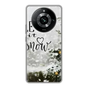 Новорічні, Святкові Чохли для Realme 11 - 2024 год (Let it snow)