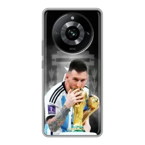 Чехлы для Realme 11 (Leo чемпион) (AlphaPrint) (Месси Чемпион)
