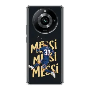 Чехлы для Realme 11 (Leo чемпион) (AlphaPrint) (Messi ПСЖ)