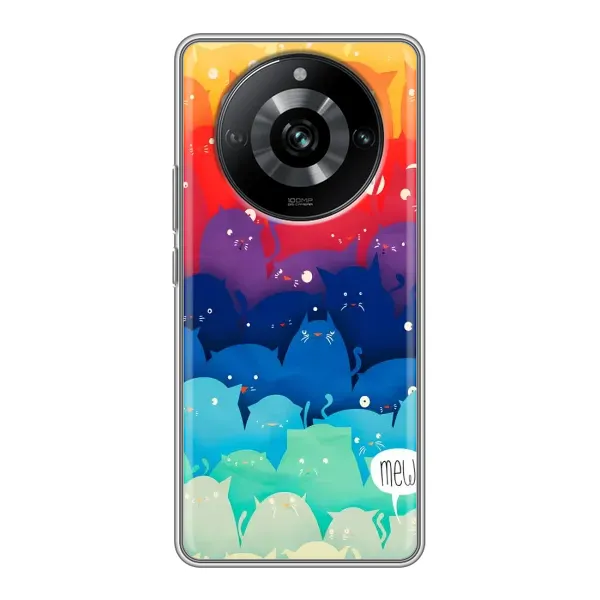 Чехол с принтом «Mew» для Realme 11 Чехол с принтом «Mew» для Realme 11