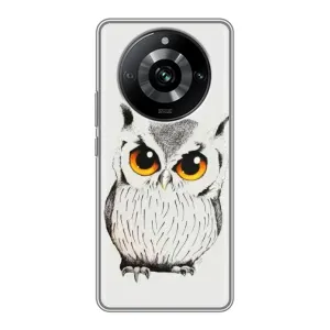 Чехол с птицами на Realme 11 (VPrint) (Милая Сова)