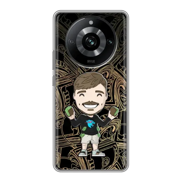 Чехол с принтом «Mister Beast» для Realme 11
