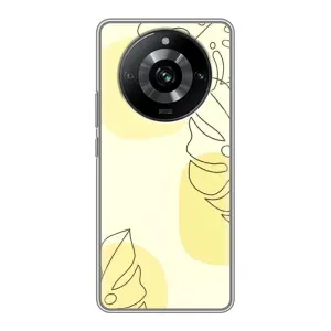Силконовий чохол з принтом в квітах на Realme 11