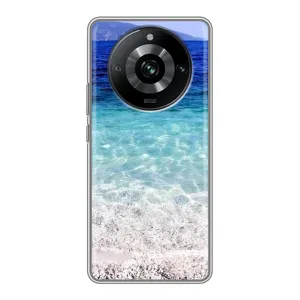 Силиконовый чехол с КАРТИНКАМИ лето для Realme 11 (AlphaPrint) (Море)