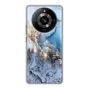 Мраморный чехол на Realme 11 (VPrint) (Нежный мрамор)