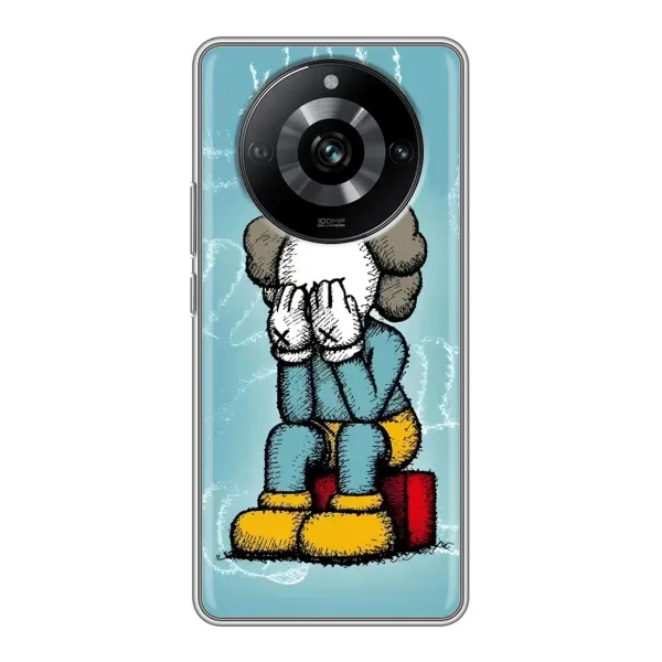 Чехол с принтом «Плач Bearbrick» для Realme 11