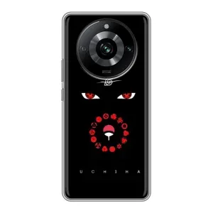 Чехлы на тему: Итачи Учиха для Realme 11 (AlphaPrint) (глаза Итачи)