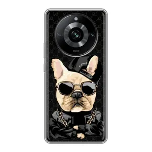 Чохли з крутими принтами для Realme 11 - (PREMIUMPrint) (Стильна собака)