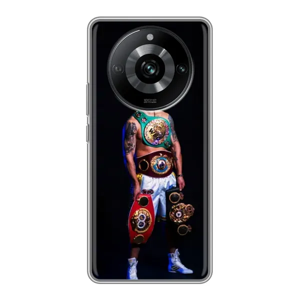 Чохол з принтом «Усик з поясами» для Realme 11
