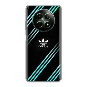 Чохли Адидас для RealMe 12 5G (AlphaPrint) (Адідас з полосами)