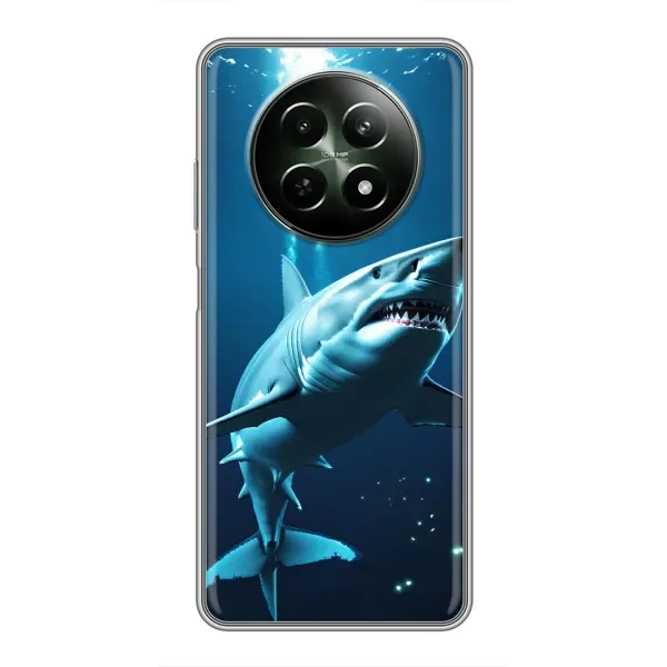 Чохол з принтом «Акула під водою» для Realme 12 5G Чохол з принтом «Акула під водою» для Realme 12 5G