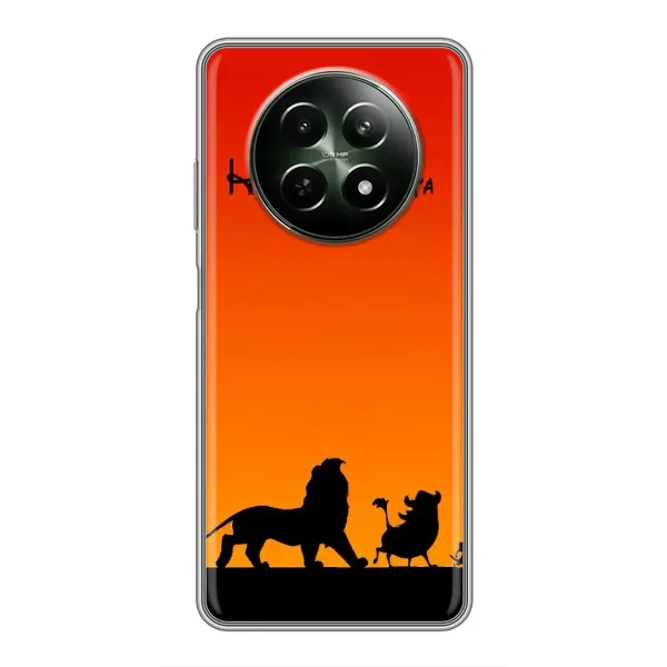 Чехол с принтом «Акуна Матата закат» для Realme 12 5G