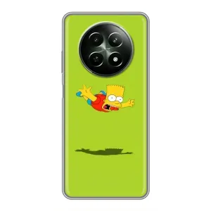 Чехол с Симпсонами для RealMe 12 5G (VPrint) (Барт Симпсон)