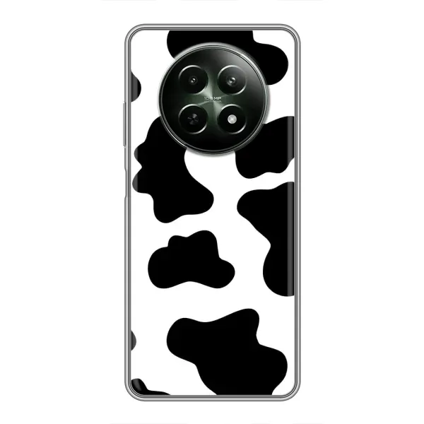 Чохол з принтом «Чорная Буренка» для Realme 12 5G